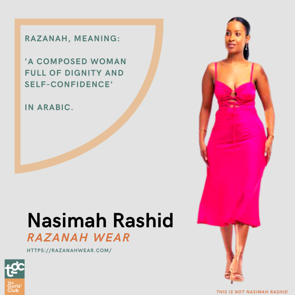 Nasimah Rashid, Razanah Wear